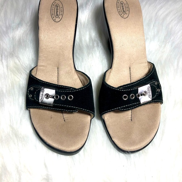 Dr. Scholl’s Wedge Leather Sandals - Picture 4 of 9